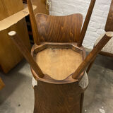 Chaises vintage en bois