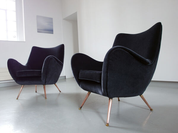 Fauteuil sculptural de Melchiorre Bega de 1955