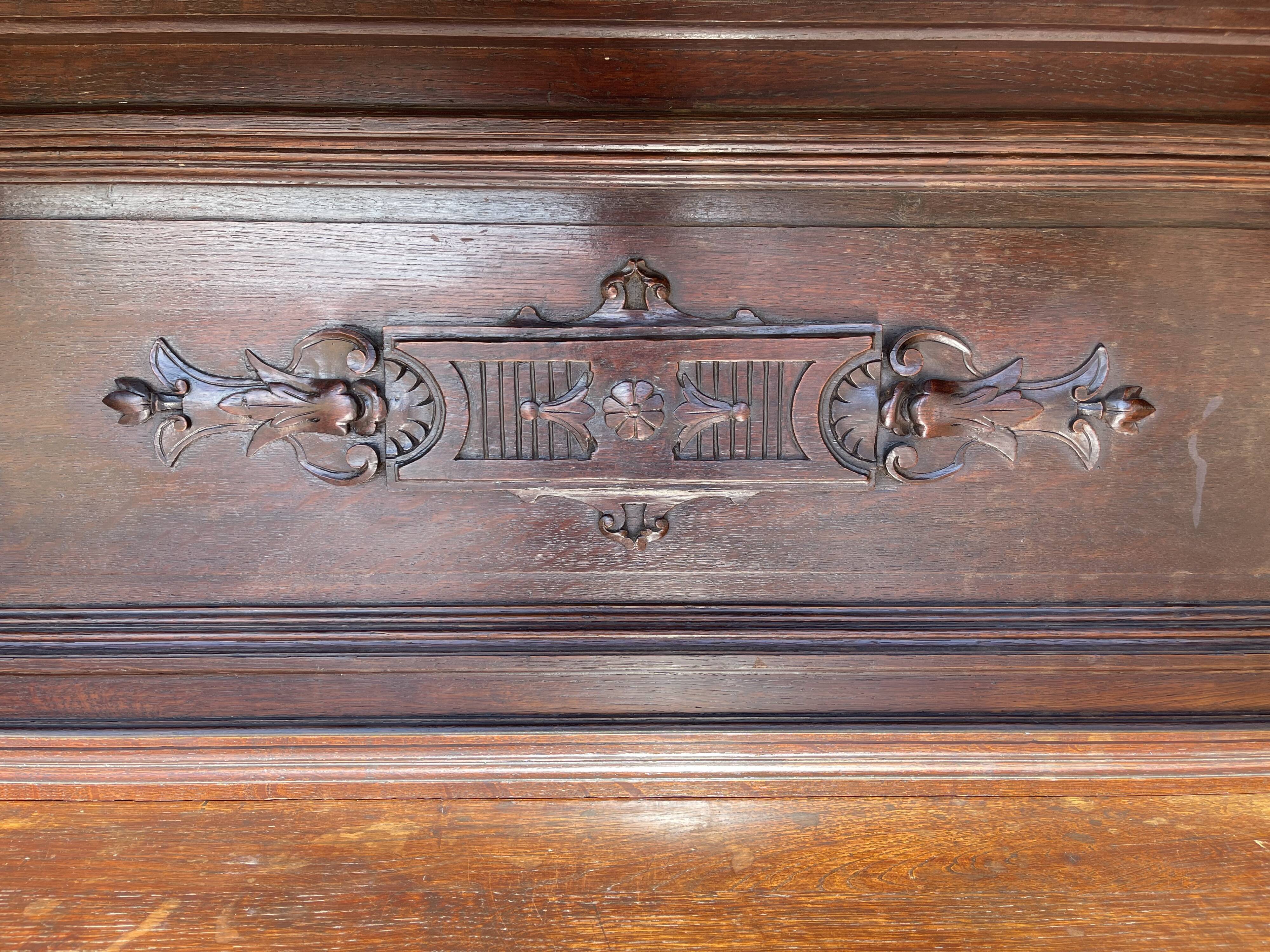 Hunting Buffet in Oak Renaissance Style