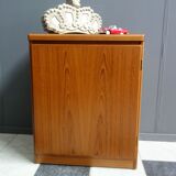 Teak danish cabinet 1 door, Scan-Flex Denmark