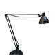 The Great JJ black floor lamp by Jac Jacobsen for Luxit Leucos, 1980s