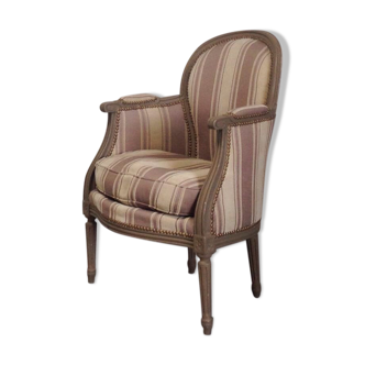 Fauteuil bergère louis xvi