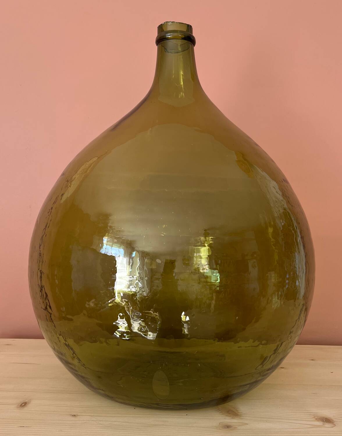 Olive green demijohn 30L