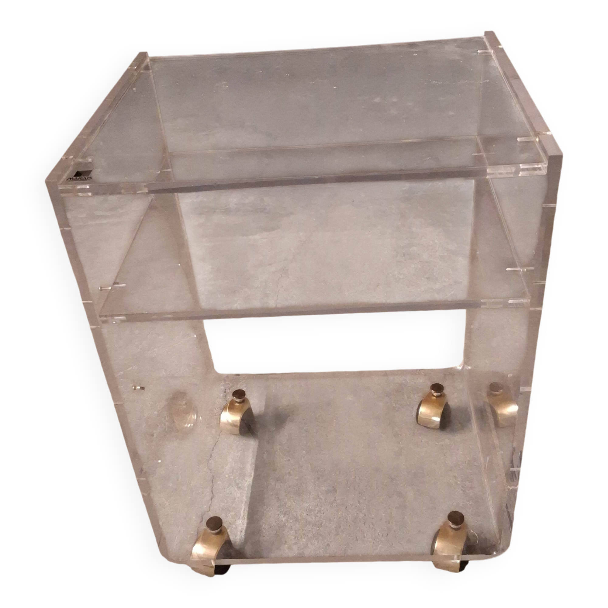 Vintage plexiglass furniture design Marais international