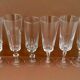 6 flûtes à champagne dissemblables