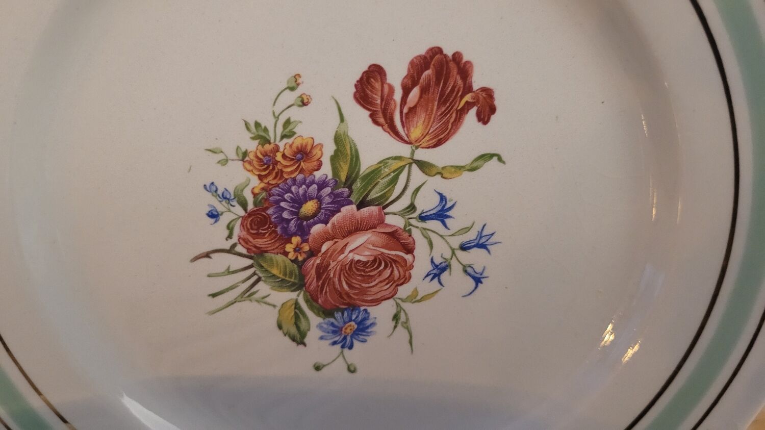 Dessert plates 50's