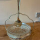Pair of vintage jam jars / bowls – Moulded glass & mo