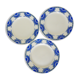 3 flat plates Céranord St Amand model Roxy 2103155