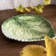 Plate or leaf cutter in slipware