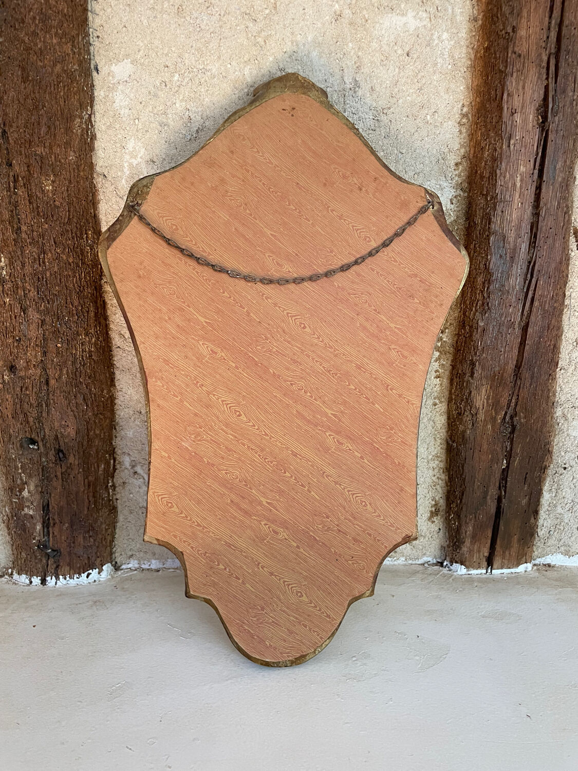 Baroque style gold mirror