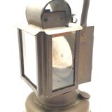 Old lamp in acetylene station master railway or other deco collection