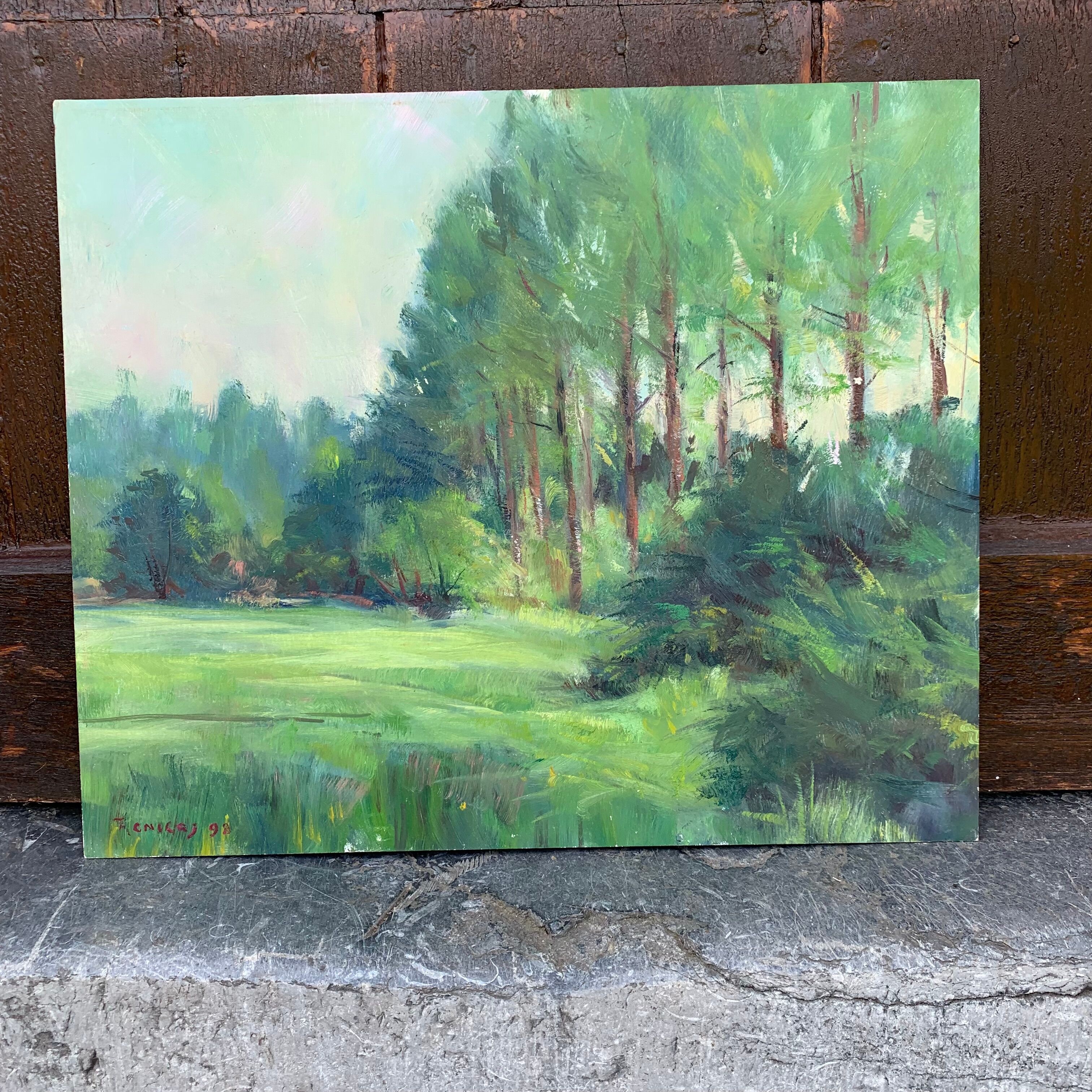 Landscape painting by Tony Reniers