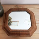 Mirror underside in solid wood art deco