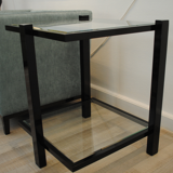 Pair of coffee tables, charles lingel design