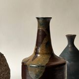 Ceramic - Soliflore vase in glazed stoneware, France circa 1970