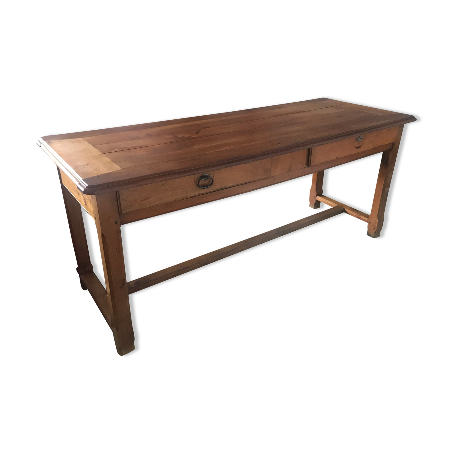 Massive cherry farm table