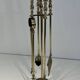 Neoclassical Fire Necessity in Brass with Ball Finials Empi