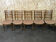 5x 60s 70s chairs dining chair dining chairs Danish design 60s