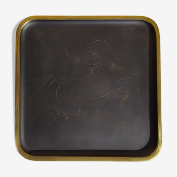 Brass Tray by Karl Hagenauer, 1930s