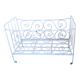 Wrought iron baby bed. Or bench seat of your choice