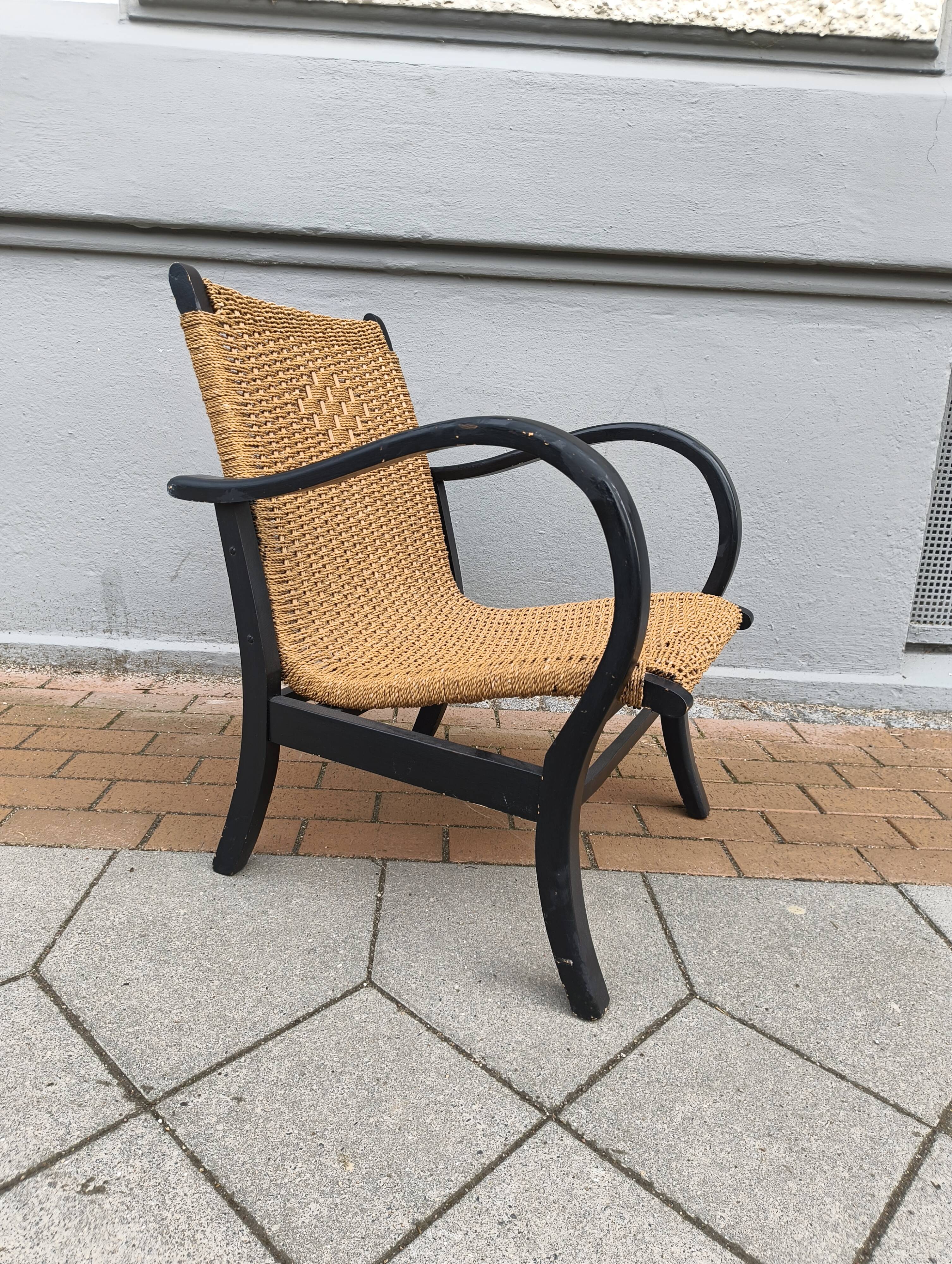 Fauteuil Bauhaus par Erich Diekmann, Allemagne années 30