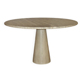 Italian Travertine Dining Table 1970s