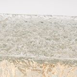 Square glass ice Murano ceiling light, Kaiser, Germany, 1970s