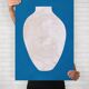 Art print. Vase on blue background. (50x70cm)