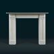 William IV statuary marble fireplace surround