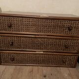 Commode en rotin