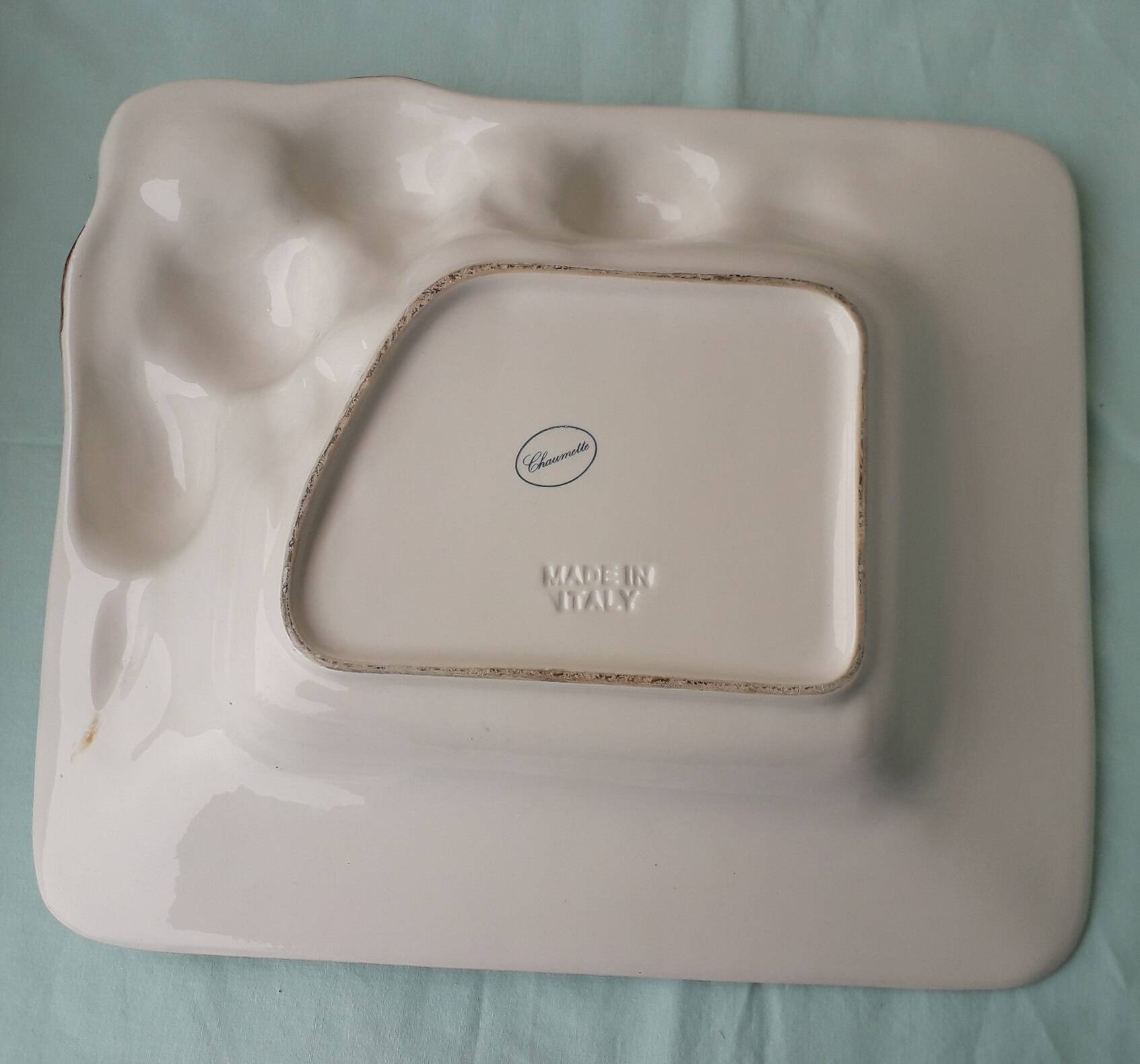 Chaumette Italy lemon barbotine dish