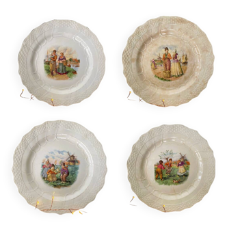 Moulin des Loups dessert plates