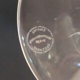 Twelve water glasses from baccarat cristallerie