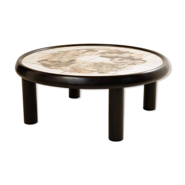 Coffee table by Roger Capron 1980's