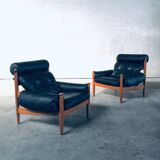 Scandinavian lounge chairs attributed to Eric Merthen for Ire Möbler, Sweden, 1960s, set of 2.