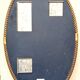 Antique mirror with twisted brass frame from the 60s 70s.