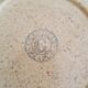 6 small dessert plates in vintage Chantilly Longchamp sandstone