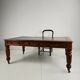 19th century English double-sided partner desk / writing table by S. & H. Jewell, A.