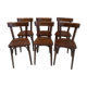 Suite de 6 chaises de bistrot Baumann vintage 1968