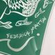 Federica Matta Signed Glass Trinket Tray in Screen-Printed Glass