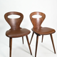 Paire de chaises bistrot "Fourmi" Baumann – Vintage 1960