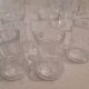 Lot de 21 petits verres dépareillés.