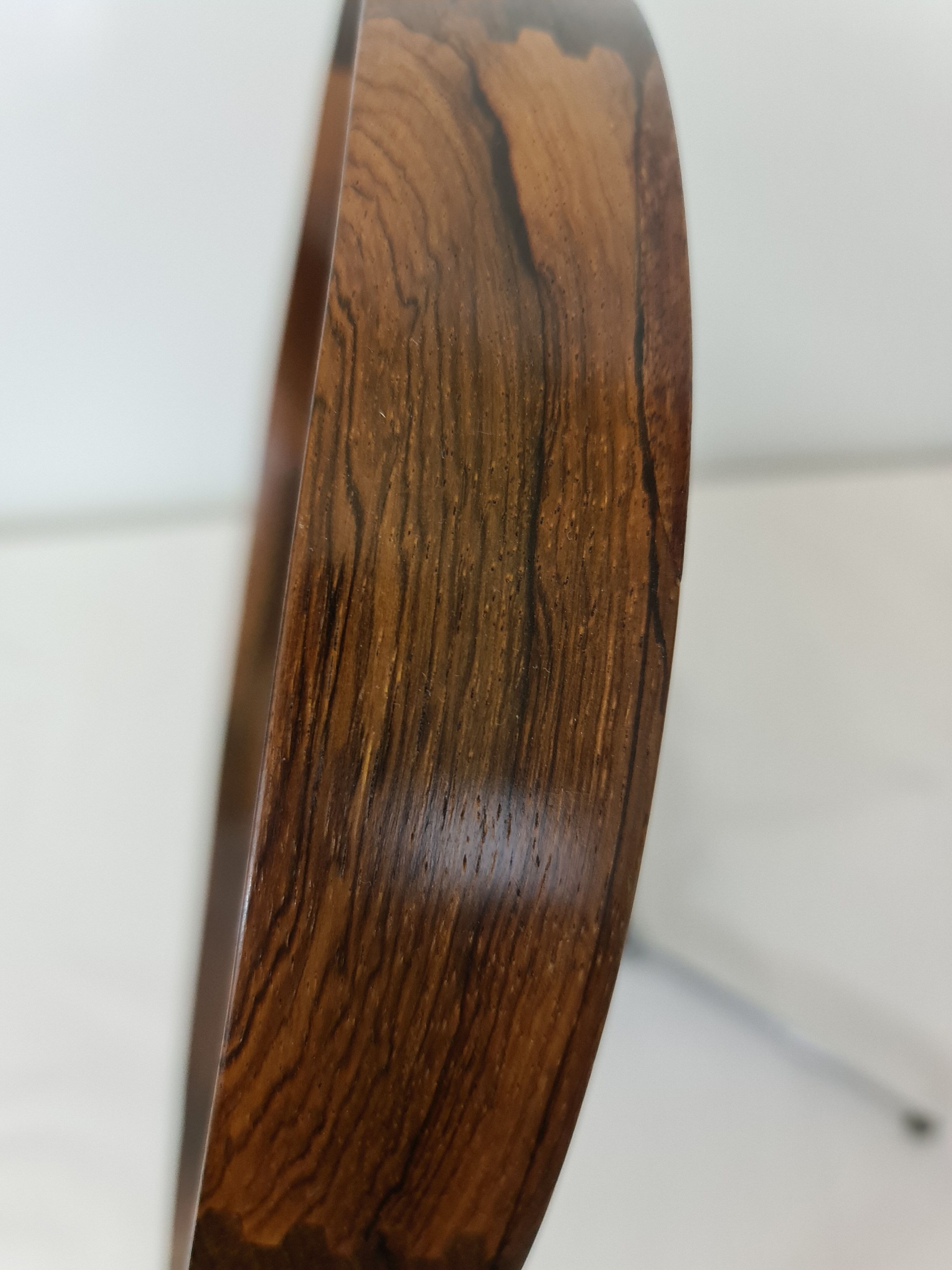 Uno and Osten Kristiansson rosewood table mirror edition Luxus Sweden circa 1960