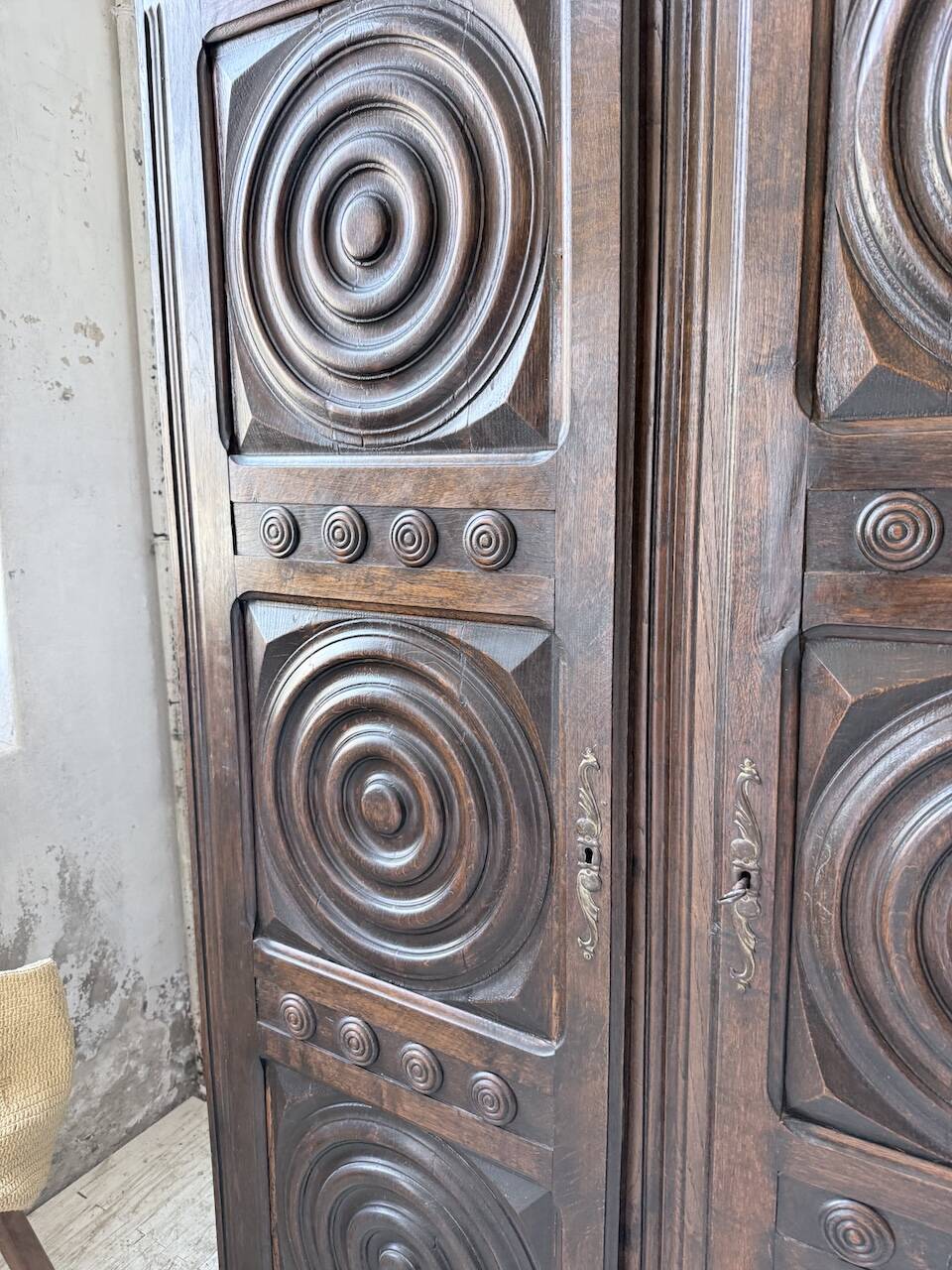 Oak wardrobe "Basque" Dudouyt
