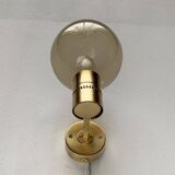 Swedish brass wall sconces from the mid-century by Hans-Agne Jakobsson for Hans-Agne Jakobsson Ab, Markaryd, 1960s, set of 2.