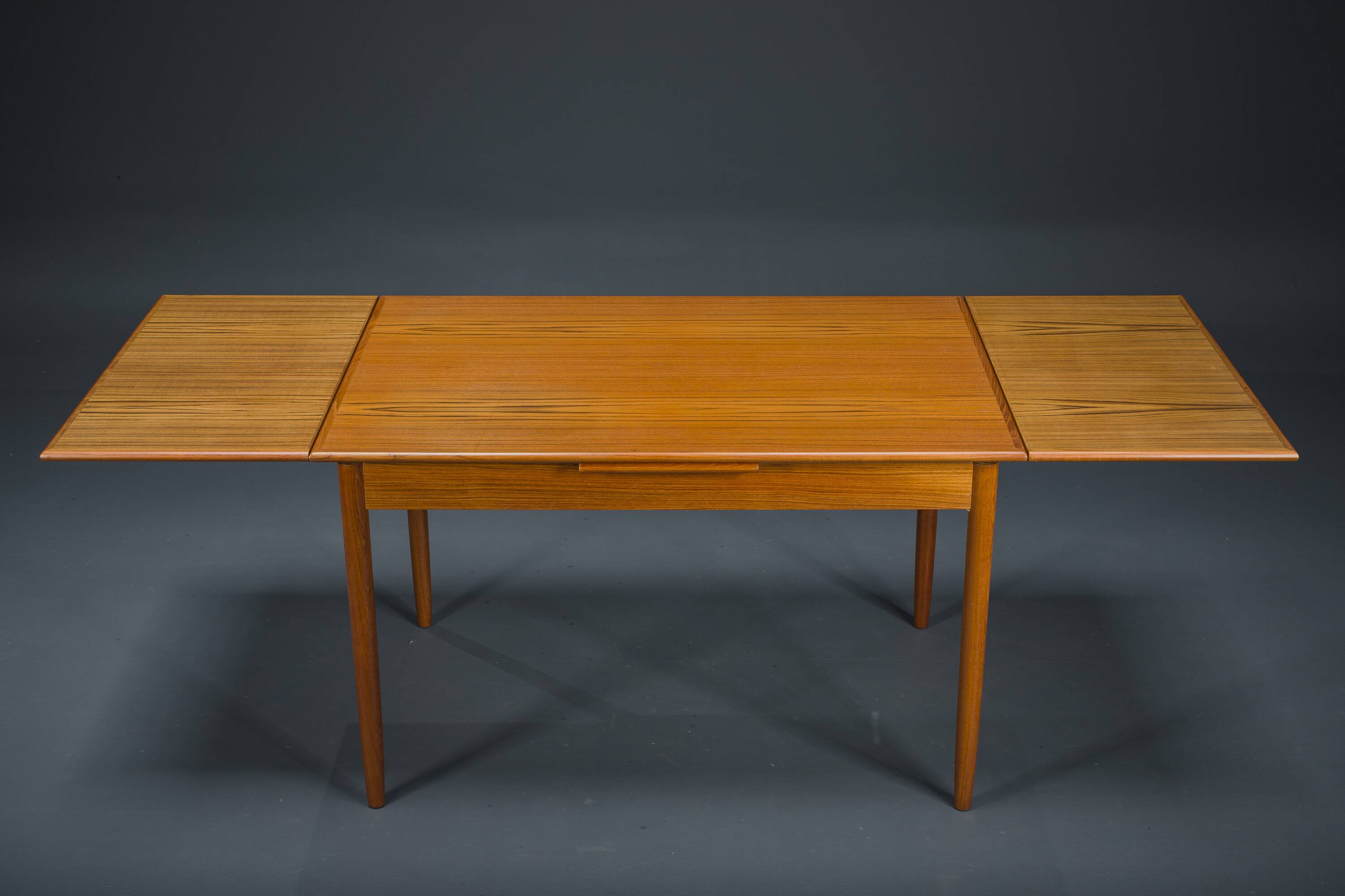 Vintage extendable teak dining table, Denmark, 1960s