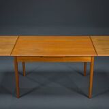 Vintage extendable teak dining table, Denmark, 1960s