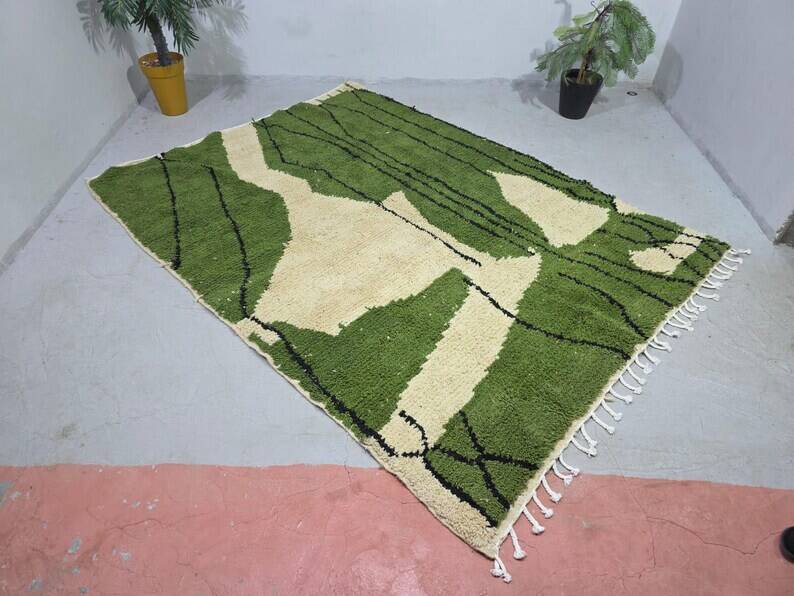 Large handmade Berber rug 400cm x 300cm