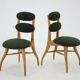 Paire de chaise Musicale de Vilhelm Lauritzen, Danemark