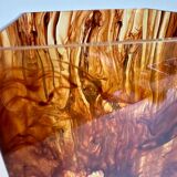 Large lucite vase, vintage Plexiglas